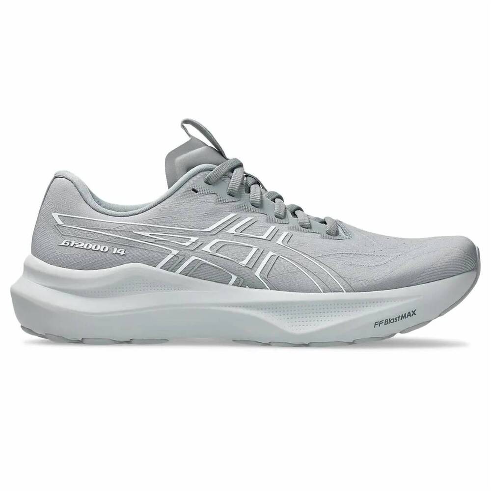 NEW ASICS men's gt-2000 14 running shoes in gravel/white